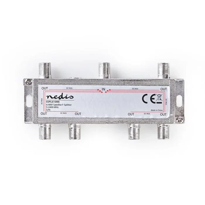 Nedis SSPL610ME accesorio para antena de satélite Plata