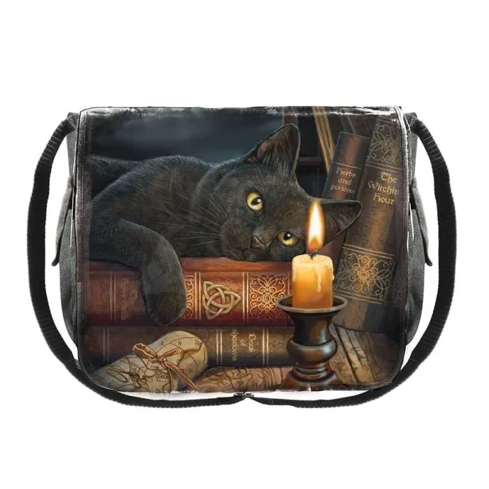 Nemesis Now Witching Hour Lisa Parker – Bolso de mensajero, color marrón