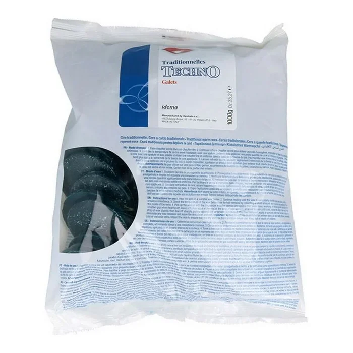 NEOZEN 8019622158022 Cera Tradicional EN Discos Azul 1KG, Negro