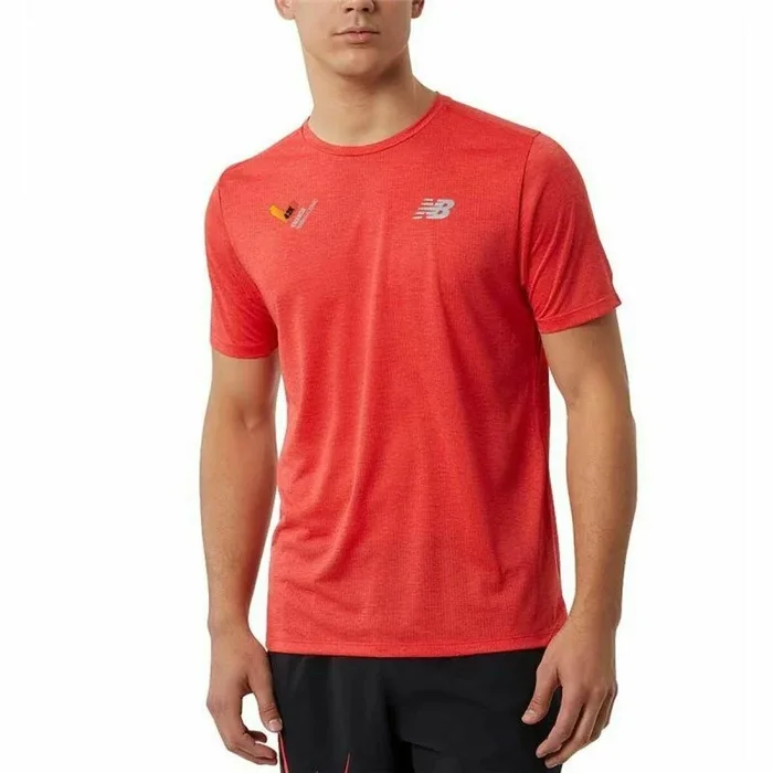 New Balance S6464918 Camiseta Deportiva de Manga Corta, Adultos Unisex, Multicolor, Estándar