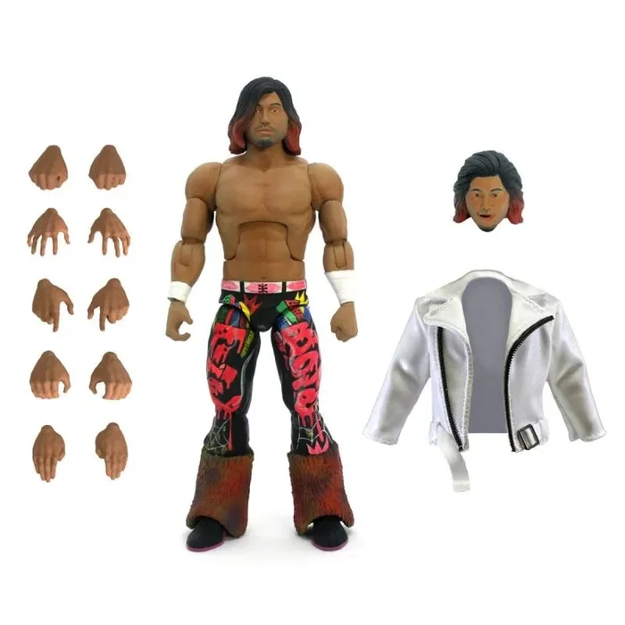 New japan pro-wrestling figura ultimates wave 2 hiromu takahashi 18 cm