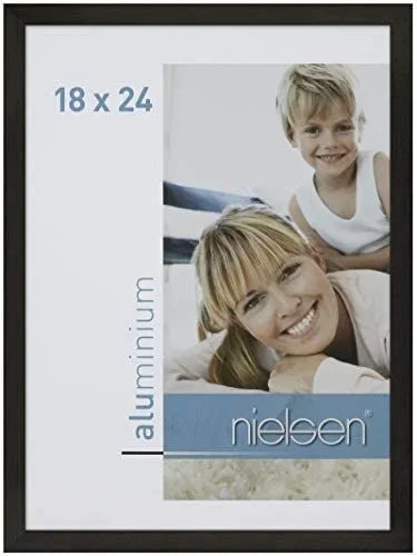 nielsen marco de aluminio C2, 18×24 cm, negro mate suave