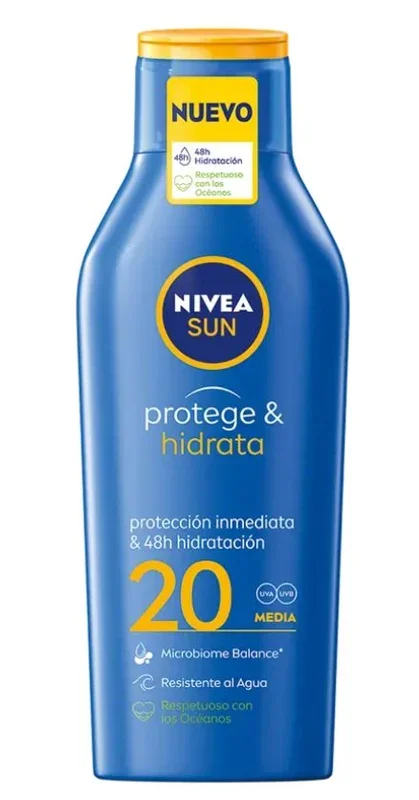 NIVEA PROTEGE & HIDRATA LOCIÓN SOLAR FP20 400ML