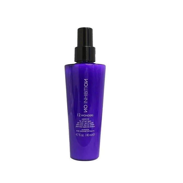 No inhibition, styling care 12 wonders, uv filter, hair spray treatment, repair/protects/volume & shine, 140 ml