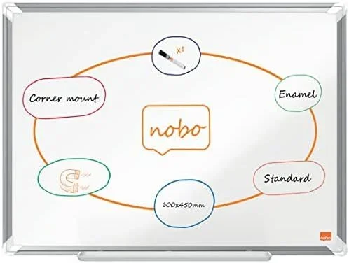 Nobo Premium Plus pizarrón blanco 1974 x 962 mm Esmalte Magnético