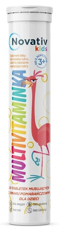 Novativ kids multivitaminka dka dzieci 20 tabl.
