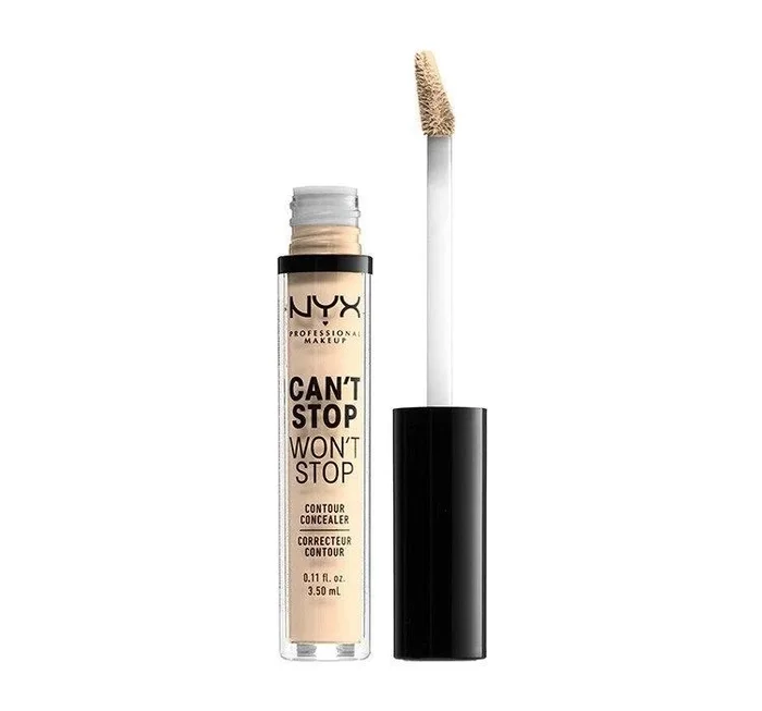 NYX Professional Makeup Corrector No Comedogênico, Waterproof y de Larga Duración Can’t Stop Won’t Stop 24H, Pack de 1