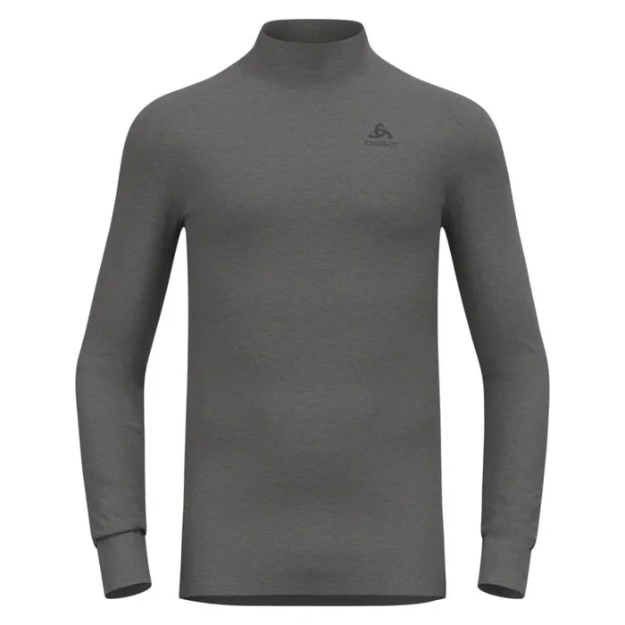Odlo Thermounterwäsche Herren Active Langarm Thermoshirt I Warme Skiunterwäsche Camiseta, Dlo Acero, Gris, Large Hombres