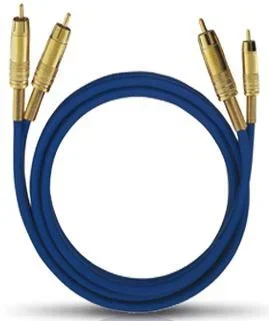 OEHLBACH 2032 cable de audio 1 m 2 x RCA Azul