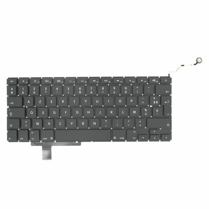Oem keyboard (french layout) for macbook pro 17 inch (2009-2011) a1297
