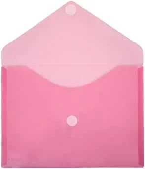 Office Box 90146 – Sobre plastico A4+ com cierre de velcro, color rojo (pack 10 unidades)