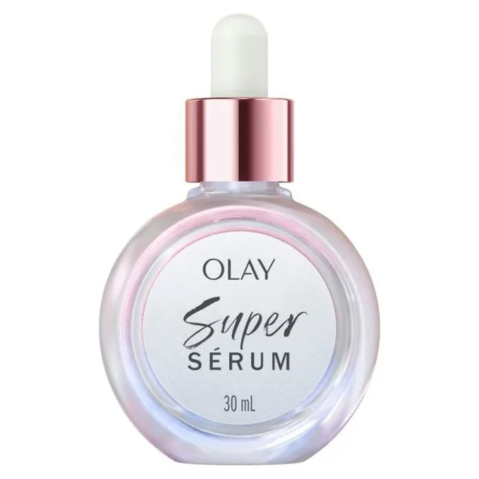 Olay Super Sérum, Sérum Facial Hidratante Con Vitamina C, Niacinamida, Péptido De Colágeno, Cuidado De La Piel Well-Aging, E Iluminador, 30 ml