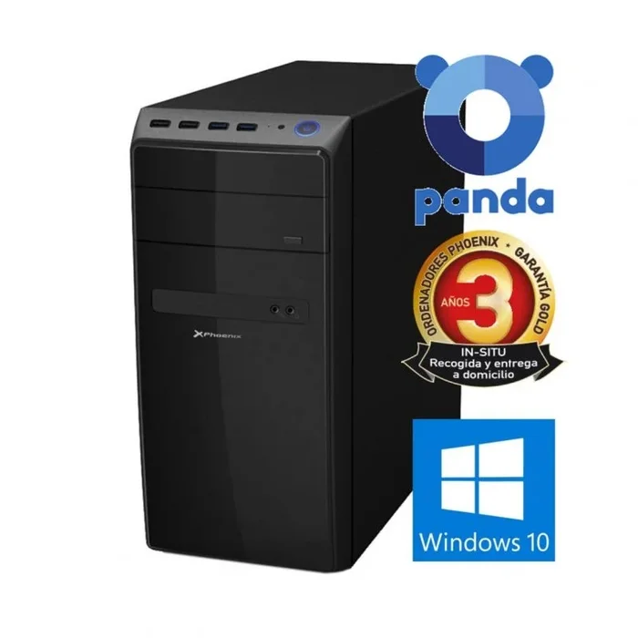 Ordenador pc phoenix home intel core i7 10º generacion 16gb ddr4 500 gb ssd rw micro atx windows 10