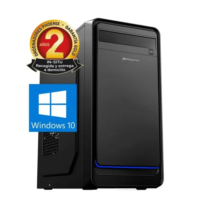 Ordenador pc phoenix topvalue intel core i7 16gb ddr4 480gb ssd micro atx windows 10
