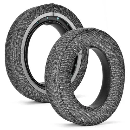 Orejeras para Auriculares Corsair HS50 Pro HS60 Pro HS70 Pro (Lino Gris + Cuero)