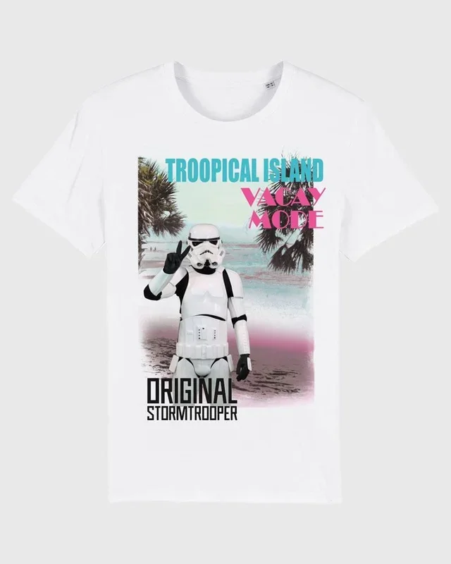 Original stormtrooper camiseta beach trooper talla m
