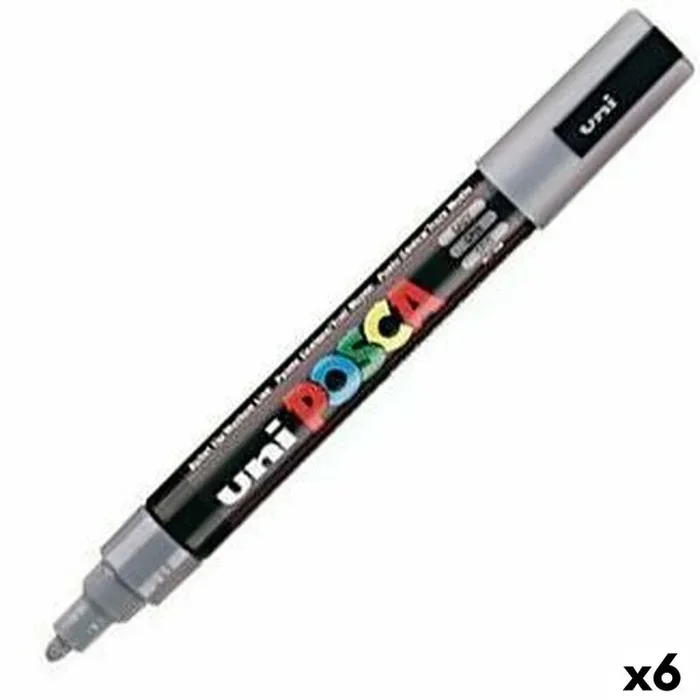 Osama MPC5MGR Posca Metal Bolígrafo con tinta gris 2500 mm Máximo Ictus