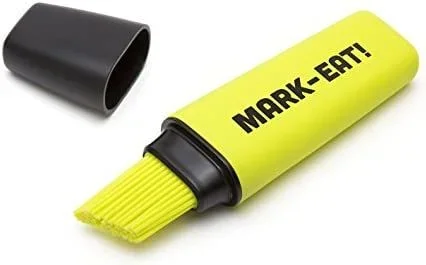 Ototo Design Mark-Eat brocha de repostería Silicona Amarillo