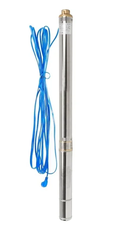OUTLET IBO Bomba sumergible 3Ti20 – 550 W – 50 l/min – Altura de descarga 82 m – Altura de descarga 75 mm – Bomba de agua para instalación de agua doméstica y jardín – Con cable de 20 m