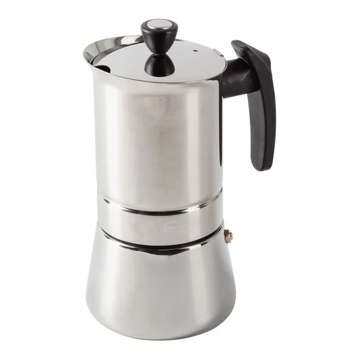 OUTLET San Ignacio Cafetera Italiana Moods SG-3593 Acero Inoxidable 4 Tazas