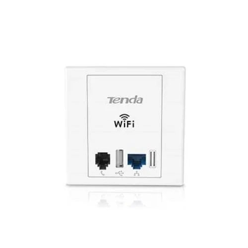 OUTLET Tenda – punto de acceso w6 – wireless n300 – montaje pared – cargador usb – poe – rj45