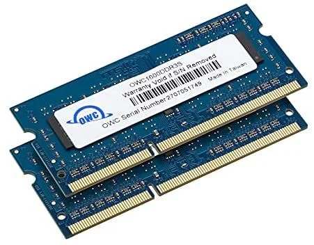 OWC 1600DDR3S08S módulo de memoria 8 GB 2 x 4 GB DDR3L 1600 MHz