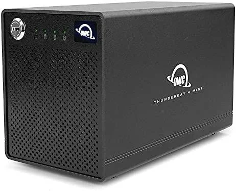 OWC ThunderBay 4 mini Caja externa para unidad de estado sólido (SSD) Negro 2.5″