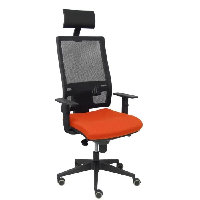 P&C 8435501015406 Silla de Oficina con Cabecero Horna, Naranja Oscuro, Estándar