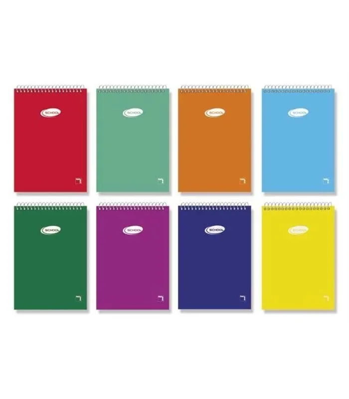 Pacsa block basic 80 hojas 4×4 tapas cartón 12º 60gr colores surtido -10u-