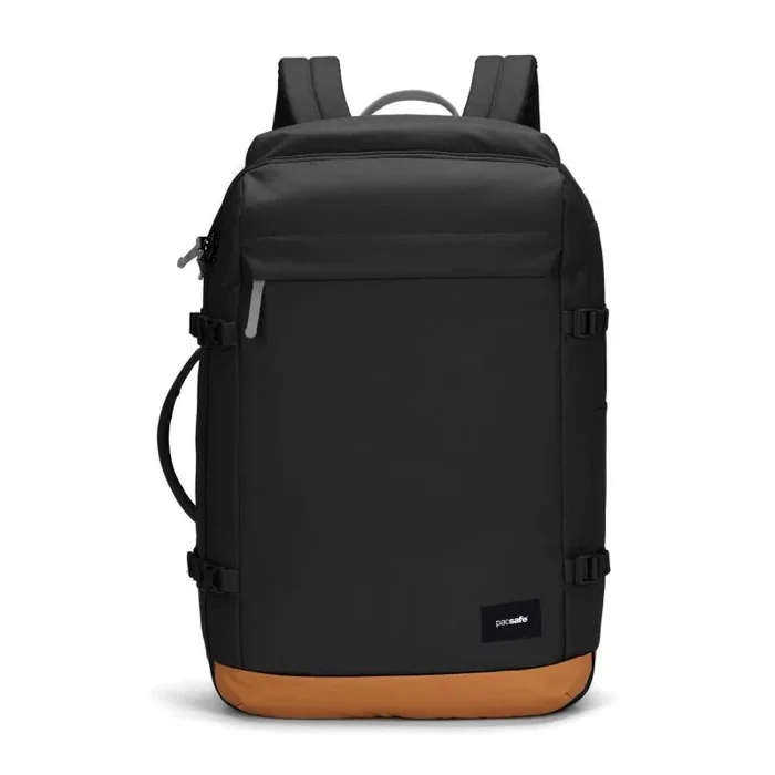 Pacsafe Go – Mochila antirrobo de 44 l, Piedra, Talla única, Pacsafe Go – Mochila antirrobo de 44 l