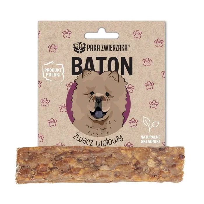 Paka zwierzaka beef rumen bar 12 cm – dog treat – 35g