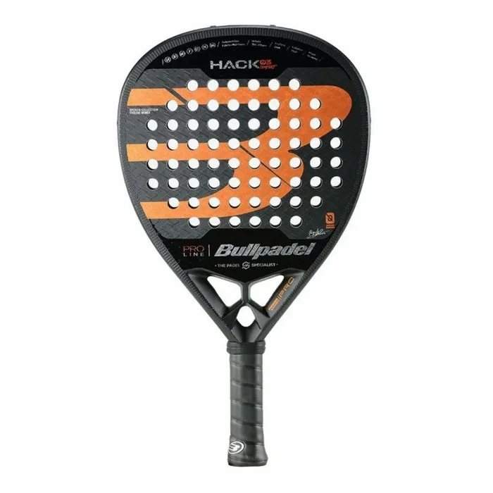 Pala de pádel bullpadel hack 03 comfort 24 negro