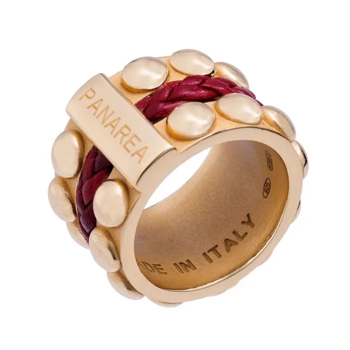 Panarea AS856DORO Anillo de Mujer con plata 925 Multicolor – Tamaño 16