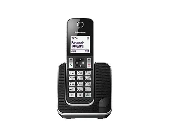 Panasonic KX-TGD310 teléfono Teléfono DECT Identificador de llamadas Negro, Blanco