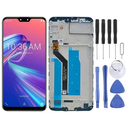 Pantalla Completa Asus Zenfone Max Pro M2 ZB631KL X01BDA con Marco (Negro)