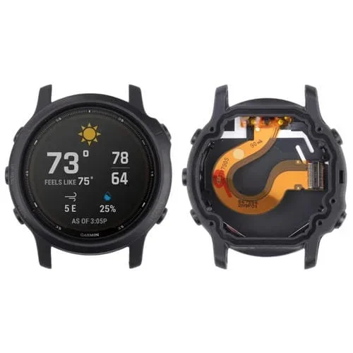 Pantalla Completa Garmin Fenix 6S Pro con Marco (Negro)