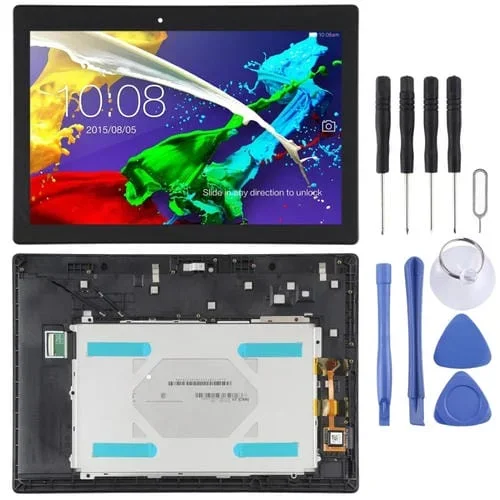 Pantalla Completa Lenovo Tab 2 A10-70 A10-70F A10-70L con Marco (Negro)