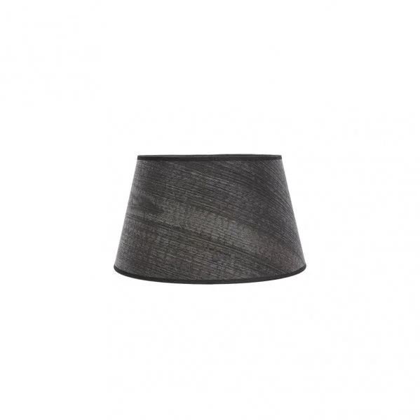 Pantalla salma e27 madera negra 25dx20dx15h conica
