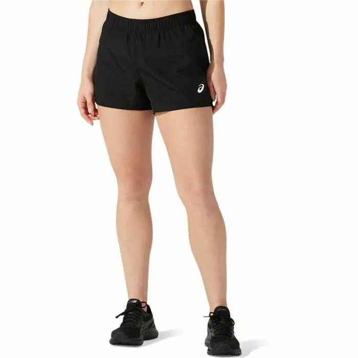 Pantalón Corto Deportivo Asics 4IN Negro Mujer XL