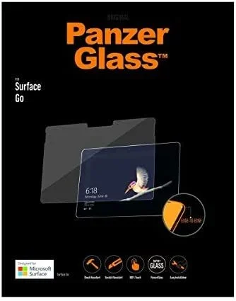 PanzerGlass 6255 – Protector de Pantalla (Protector de Pantalla, Microsoft, Surface Go, Resistente a rayones, Resistente a Golpes, Transparente, 1 Pieza(s))