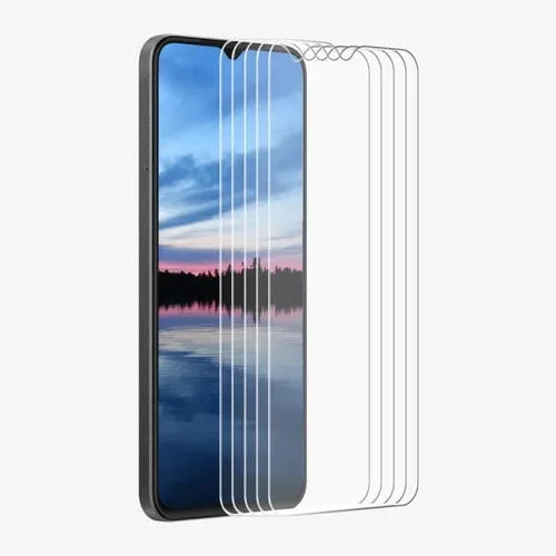 Para Oppo A18 / A38 5PCs Enkay 9H Big Arc Edge Película de Vidrio Templado de Alto Aluminio y Silicio