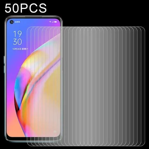 Para Oppo A93 5G / A93S 5G 50 PCs 0.26mm 9H 2.5D Película de Vidrio Templado