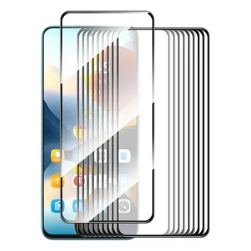 Para Oppo A98 / A58 4G 10 Piezas Enkay Película de Vidrio Templado con Pegamento Completo y Alto Contenido de Aluminio y Silicio