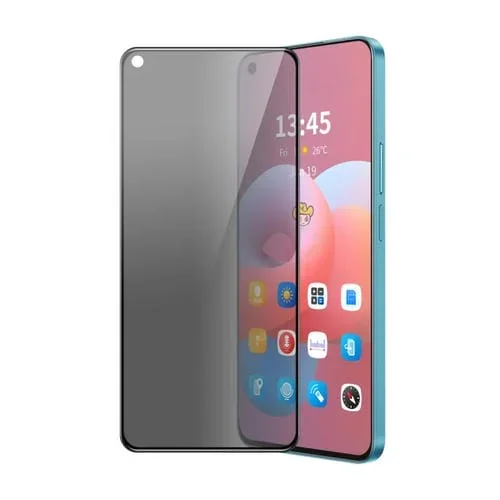 Para Oppo Find X5 Lite Enkay Hat-Prince Película de Vidrio Templado con Estampado de Seda y Privacidad Anti-Peeping de 28 Grados