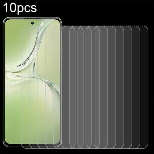 Para Oppo K12X 10 Piezas 0,26mm 9H 2.5D Película de Vidrio Templado