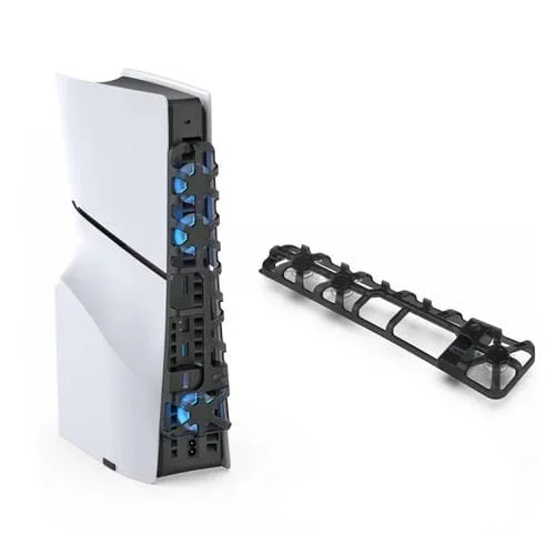 Para Ps5 Slim Dobe Tp5-3538 Ventilador de Refrigeración Térmico con Ventilador Blu-Ray Trasero (Negro)