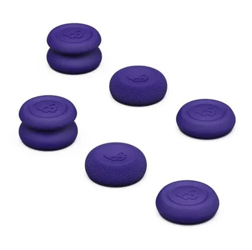 Para Steam Deck Game Console Joystick Cap Set Antideslizante Combinación Botón Cap (Púrpura)