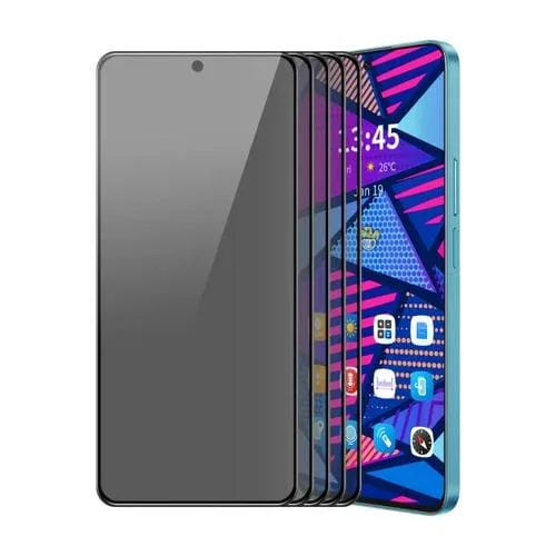 Para Vivo Iqoo Neo9S Pro 5 Uds Enkay Hat-Prince 28 Grados Anti-Peeping Privacidad Impresión de Seda Película de Vidrio Templado
