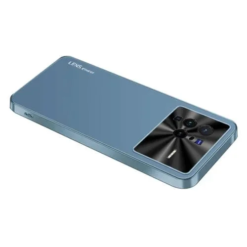 Para Vivo X80 Pro Ag Estuche para Teléfono de Acrílico Galvanizado Esmerilado (Azul Marino)