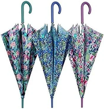 Paraguas automático premium floral 102 cm 2 modelos